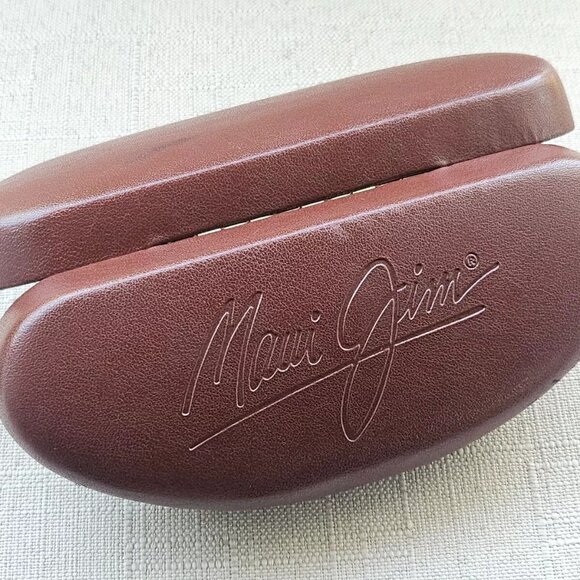 Maui Jim Hard Case For Sunglasses Brown Case Glasses Case only - Picture 4 of 9